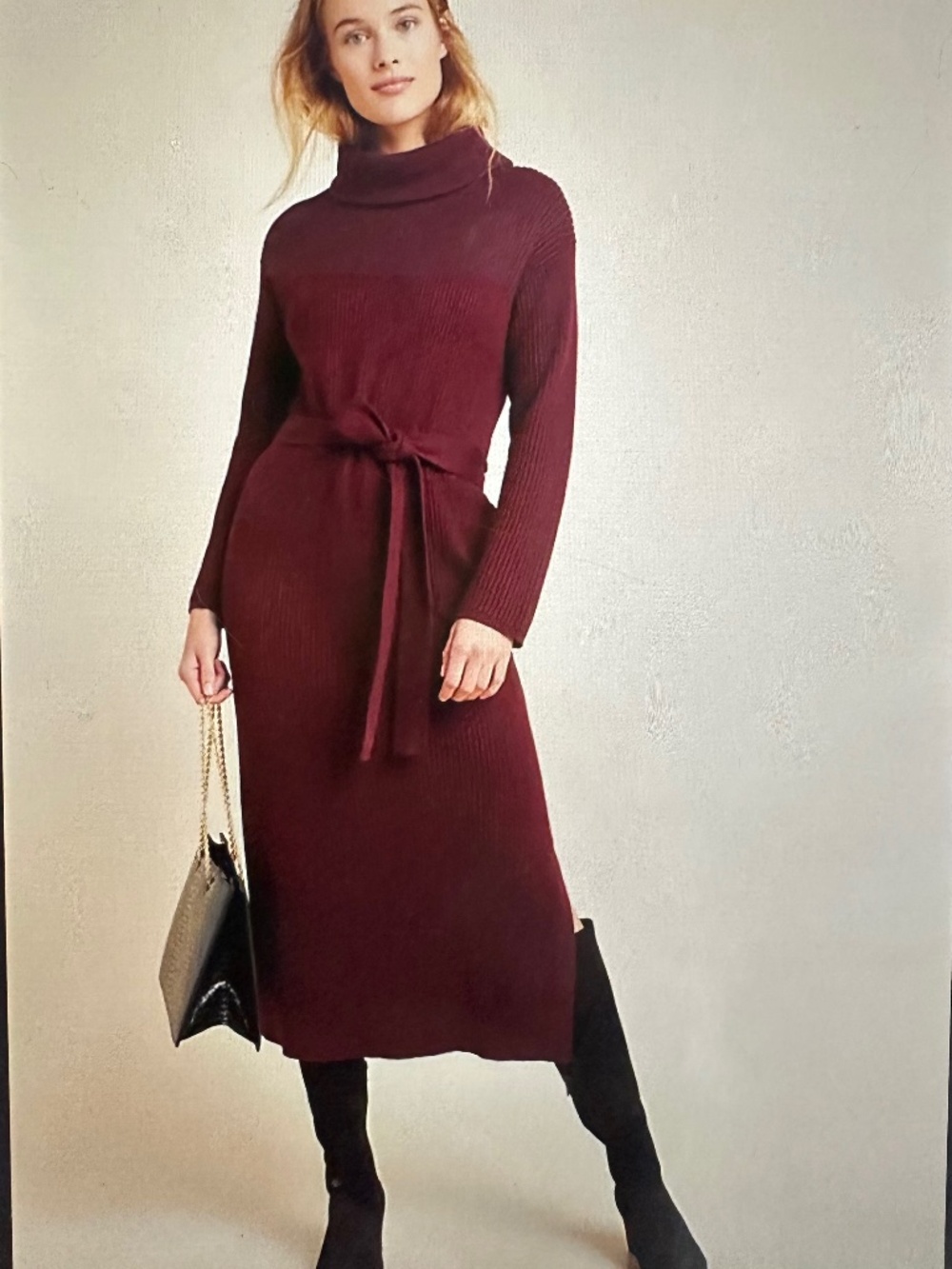 Anthropologie Carlotta Midi sweater dress. NWOT